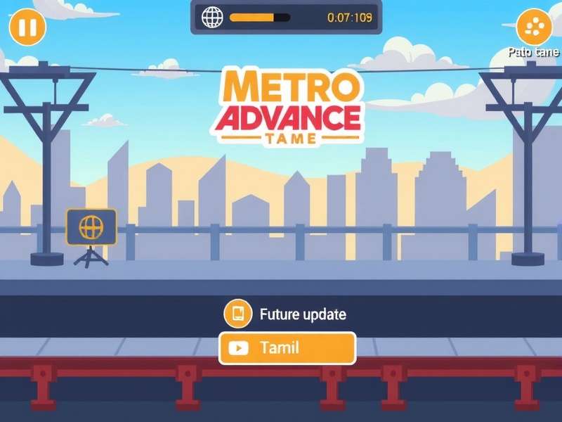 Metro Advance Tamil Language Interface